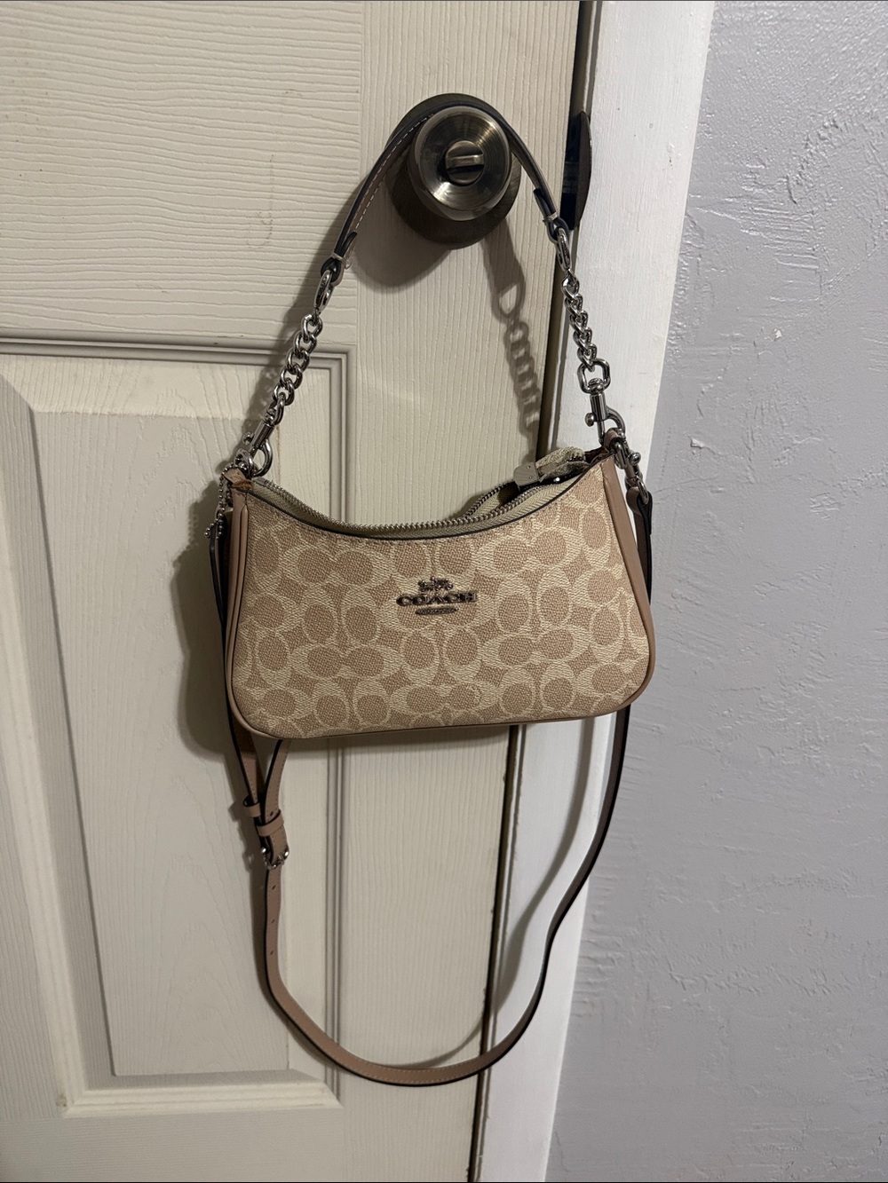 COACH Signature Teri Shoulder Bag
